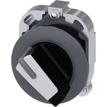 vypínač Siemens 3SU10622DC600AA0 3SU1062-2DC60-0AA0 kloubový spínač otočný přepínač bílá 1 x 45 ° 1 ks