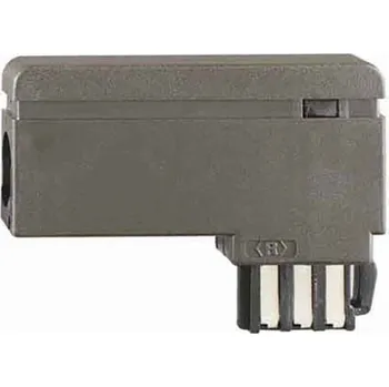 Síťový konektor Konektor TAE, nastavitelné zástrčka, zahnutá TS N černá Rutenbeck Množství: 1 ks