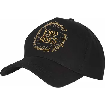 Pokrývka hlavy Baseballová kšiltovka Lord of the rings|Pán prstenů: Zlaté logo (nastavitelná)