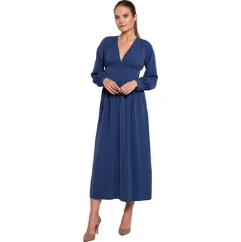 Dámské šaty Dámské šaty K118 - Makover XL tmavě modrá