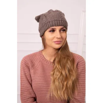 Čepice Dámská čepice Lorena K377 mocca UNI
