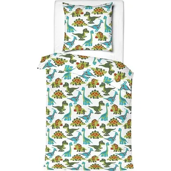 Povlečení Mistral Home Flanelové povlečení Dino 140 x 200, 70 x 90 cm zip