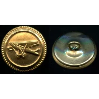 Knoflík Blůzový knoflík s letadlem.