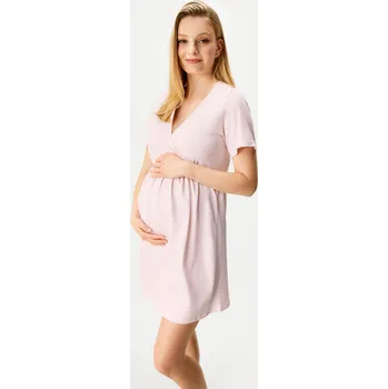 Dámské noční prádlo Těhotenská bavlněná noční košilka Brianna krátká