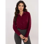 Dámská košile DHJ KS 19760.49P bordó - FPrice UNI
