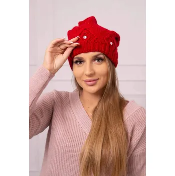 Čepice Dámská čepice Ramona K383 červená UNI
