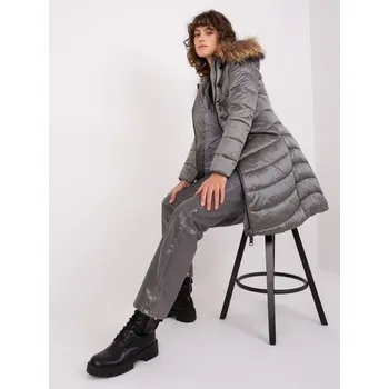 Dámská casual bunda Jacket-NM-KR-TR8125.99P-dark grey Trendy. ING šedá 3298107