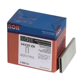 Průmyslová sponka Ron truhlářské spony 343/35 M - 3000 ks