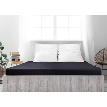Prostěradlo 4Home jersey prostěradlo Ideál černá, 60 x 120 cm
