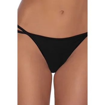 Kalhotky Dámská tanga Agnez black - ROZA černá M