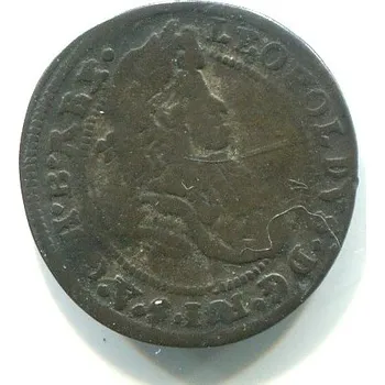 Leopold I. 1 Kreuzer 1698 / CB. Brieg. Ag.
