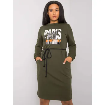 Dámské oblečení Dress-LK-SK-508299.30-khaki LAKERTA kaki 3292715