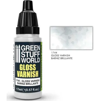Modelářská barva Green Stuff World Gloss Varnish - akrylový lak 17ml (Green Stuff World)