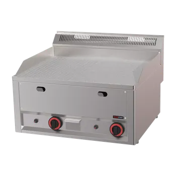 Kuchyňský gril Grilovací deska 65x48 plynová durable chrom kombinovaná bez podestavby | REDFOX - FTHRC 60 GL