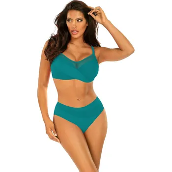Dámské plavky Dámské dvoudílné plavky Fashion 18 S940FA18-10 tyrkysové - Self 46C