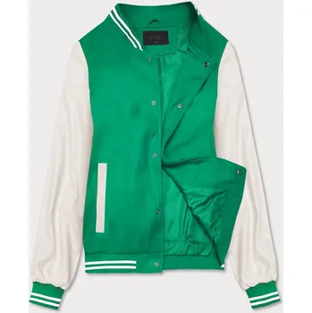 Zelená dámská baseballová bunda (16M9069-236) odstíny zelené XXL (44)