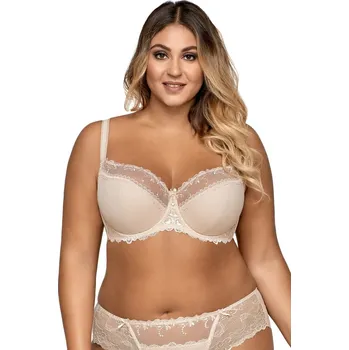 Podprsenka Dámská podprsenka 1030 Novato beige - AVA béžová 75/F