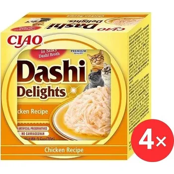 Krmivo pro kočku Ciao Dashi Delights kuřecí receptura 4 × 70 g