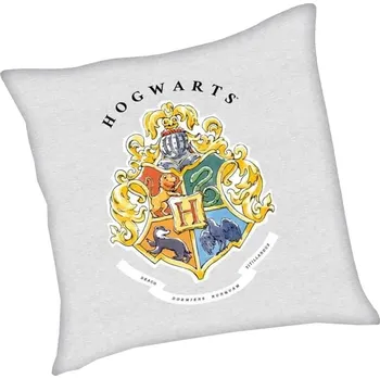 Polštář Polštář Harry Potter: Bradavický erb a ikony (40 x 40 cm)