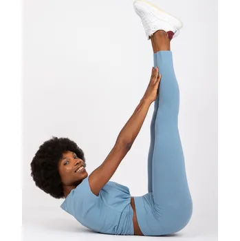 Dámské legíny Leggings-AP-LG-A-002-light blue BASIC Feel Good modrá 3300513