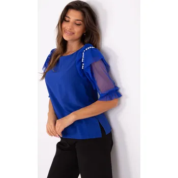 Dámská košile Blouse-LK-BZ-506682.26P-Cobalt LAKERTA modrá 3301099