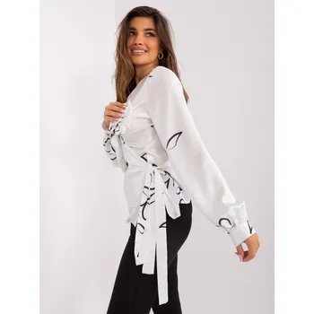 Dámská košile Blouse-LK-BZ-509423.22-white LAKERTA šedá 3298195