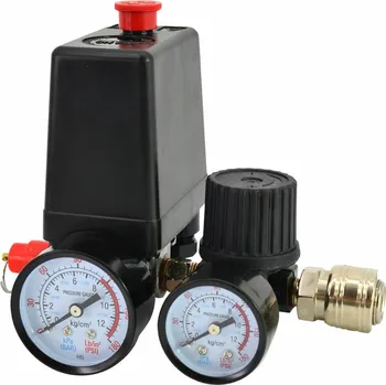 Kompresor AWTOOLS Tlakový spínač na kompresor 230V, s regulátorem, 1 výstup