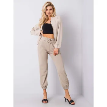 Sweatpants-RV-DR-6120.03P-beige RUE PARIS krémová 3291579