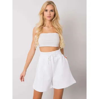 Dámské kraťasy Shorts-RV-SN-6992-1.84-white BASIC Feel Good bílá 3292740