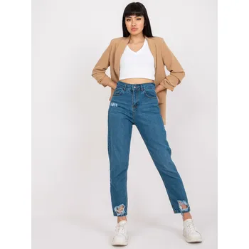 Dámské džíny Trousers jeans-RO-SP-PNT-4005.69-dark blue RUE PARIS modrá 3300617