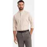 Pánská košile OMBRE OM-SHCS-0161 CREAM L