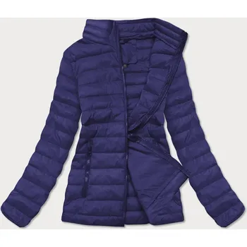 Tmavě modrá lehká dámská prošívaná bunda (20311-215) tmavě modrá S (36)