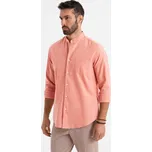 Pánská košile OMBRE OM-SHCS-0161 PINK S