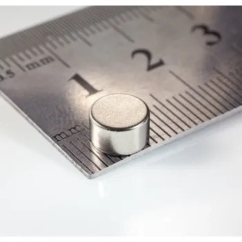 Dekorativní magnet Magsy Neodymový magnet válec pr.7x4 N 80 °C, VMM7-N42 Počet kusů: 25 ks