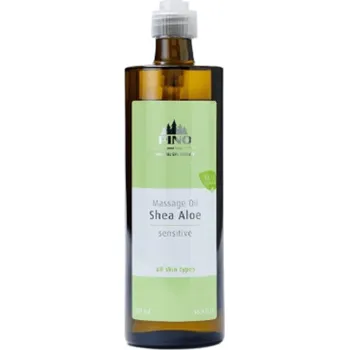 Masážní přípravek Pino Aromatický masážní olej, Bambucké máslo, Aloe, 500 ml
