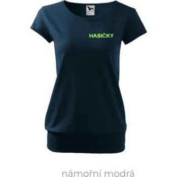 Pánská móda Dámské triko s nápisem Hasičky/Hasiči- volné Barva: Červená, Velikost: XL