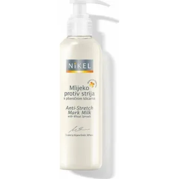 Masážní přístroj Nikel Tělové mléko pro prevenci strií, 200 ml