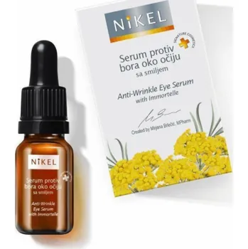Masážní přístroj Nikel NIKEL, Oční sérum proti vráskám s květem slaměnky, 10 ml