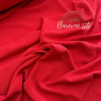 Amelia Červená, šatovka 2025 (E) (Polyesterová krepová šatovka)