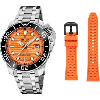 Hodinky Festina Swiss Made 20043/3 + náhradní řemínek + prodloužená záruka 5 let + možnost výměny do 190 dní + zkrácení řemínku zdarma + doprava zdarma