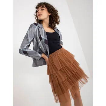 Dámská sukně Skirt-TW-SD-BI-0517.84-light brown Och Bella hnědá 3294617