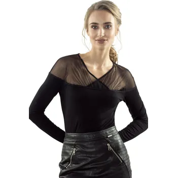 Dámská halenka DÁMSKÁ HALENKA KAROLA černá S