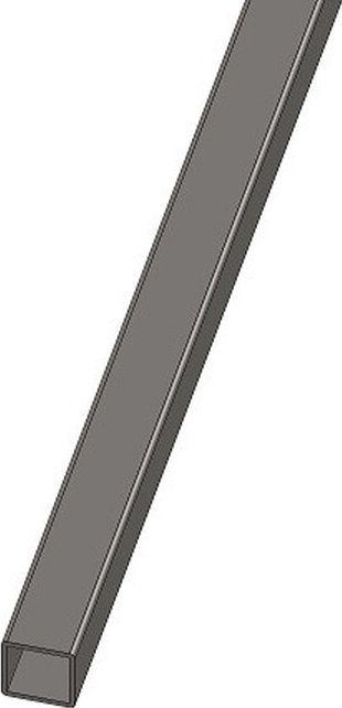 Magsy Nerezový jekl 30x20x2 mm, délka 1 m - 1.4301