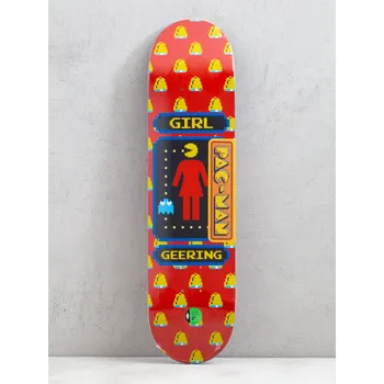 Skateboard Girl Skateboard Geering Pac Man (red) 8.5