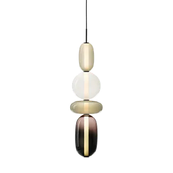 Bomma Luxusní LED závěsné svítidlo Pebbles Large bez baldachýnu Konfigurace: Konfigurace 4