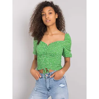 Blouse-RO-BZ-2516-7.19P-green RUE PARIS zelená 3300008