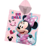 Dětské pončo Disney 55x110 cm - Minnie mouse/Velký úsměv