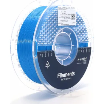 Filament Gembird GEMBIRD filament PETG High Speed modrý 1,75 mm 1 kg