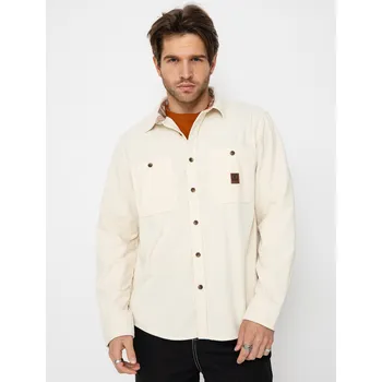 Pánská košile Brixton The Field Corduroy Overshirt (whitecap) XL, béžová