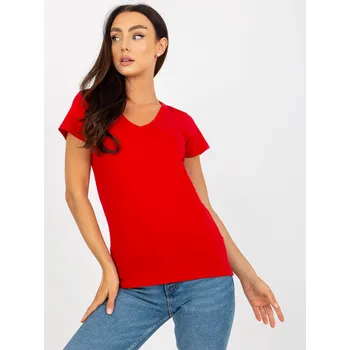 Dámské tričko T-shirt-B-012.79P-red BASIC Feel Good červená 3295919